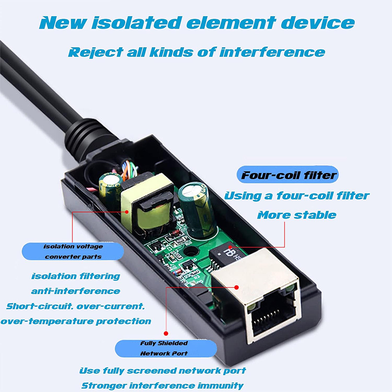 PoE To Type-C Adapter Converter